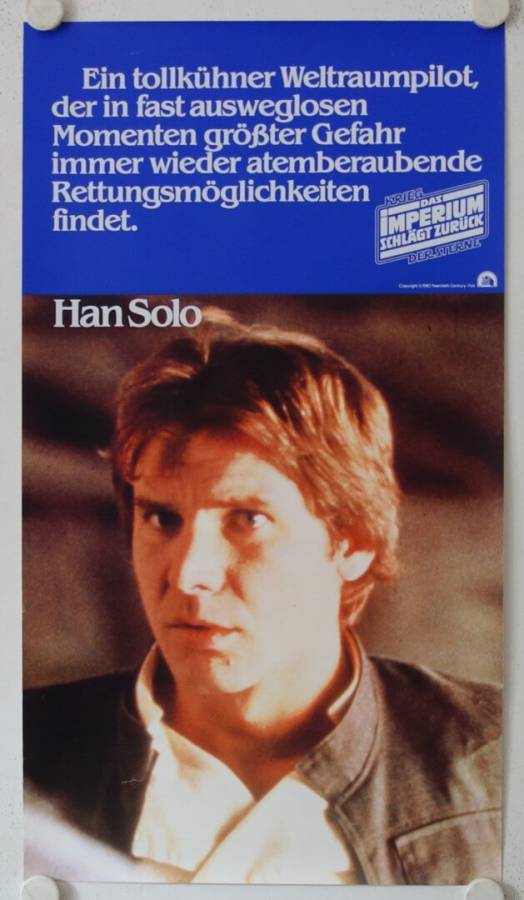 Das Imperium schlägt zurück originales deutsches Sonder-Filmplakat